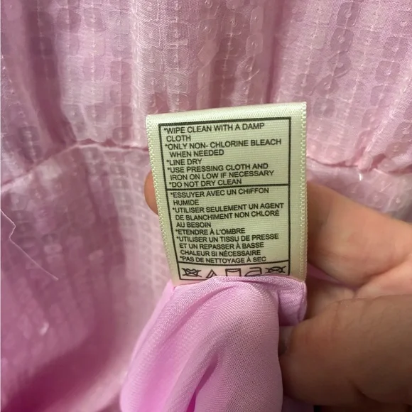 Steve Madden Light Pink Sequin Textured Dress - Picture 7 of 8